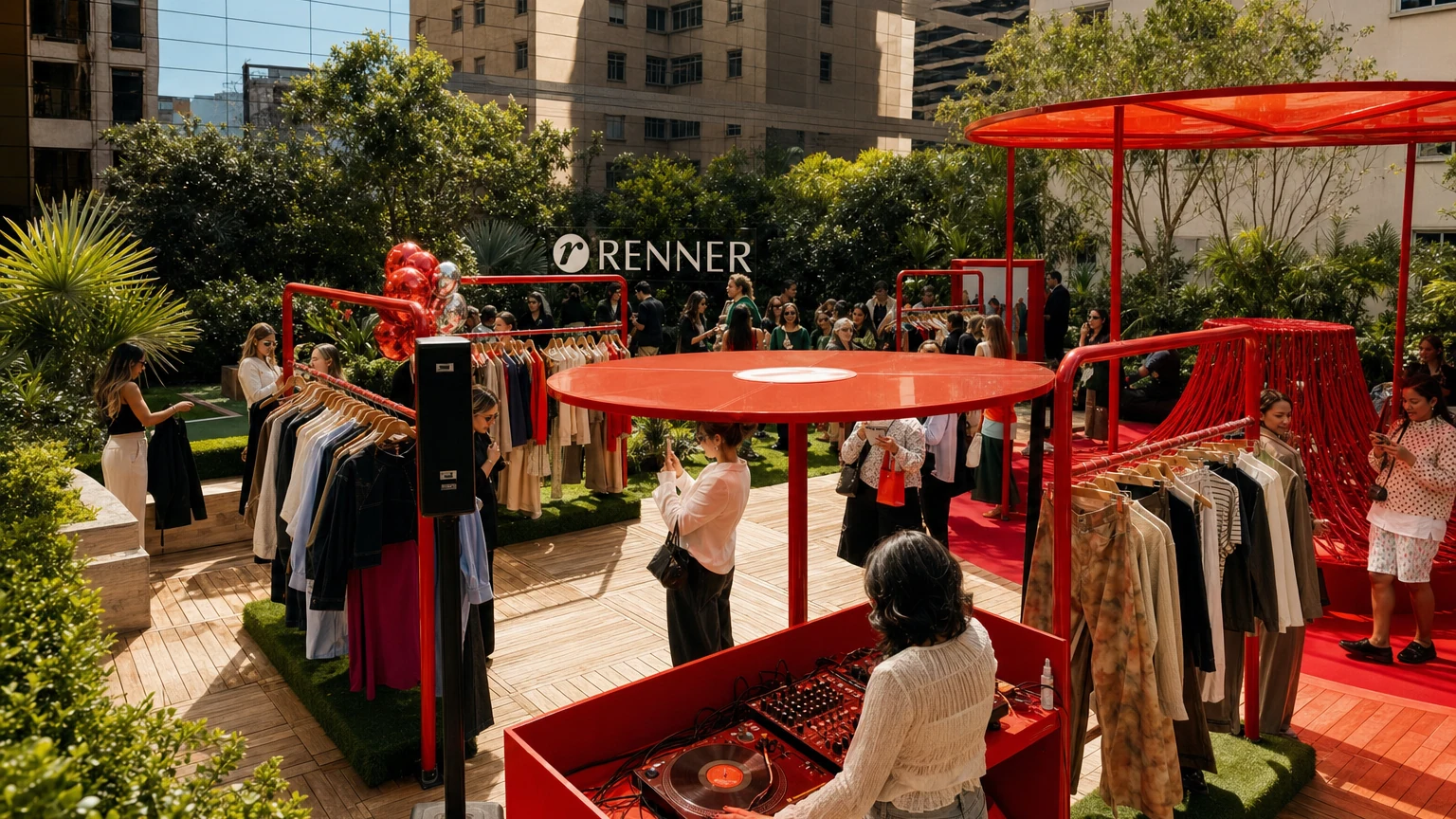 Renner transforma loja da Paulista em oásis urbano para ativar campanha de primavera