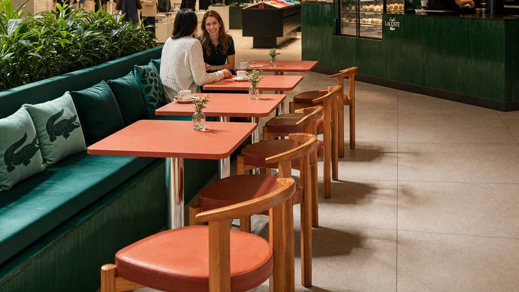 Lacoste abre café no Cidade Jardim e torna experiência de marca permanente em São Paulo