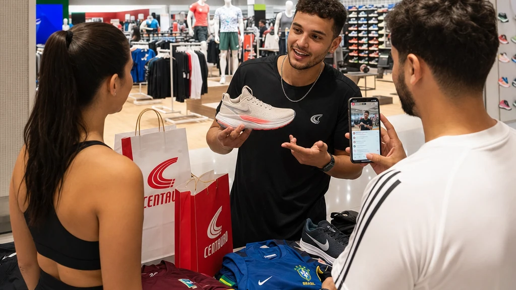 Centauro soma R$ 157 milhões com social commerce e eleva peso do canal nas vendas digitais