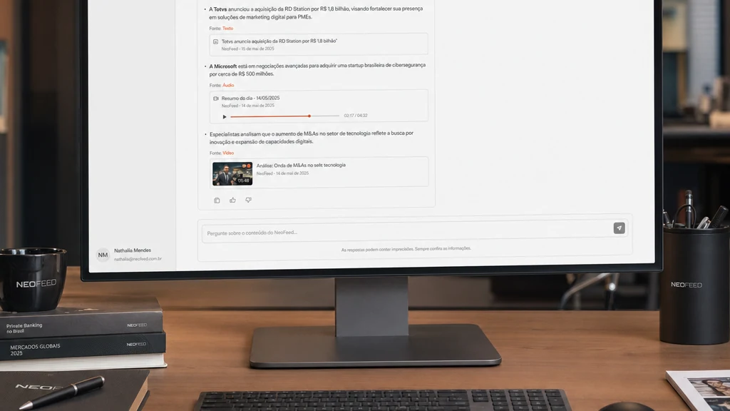 NeoFeed lança plataforma de IA baseada em seu acervo editorial