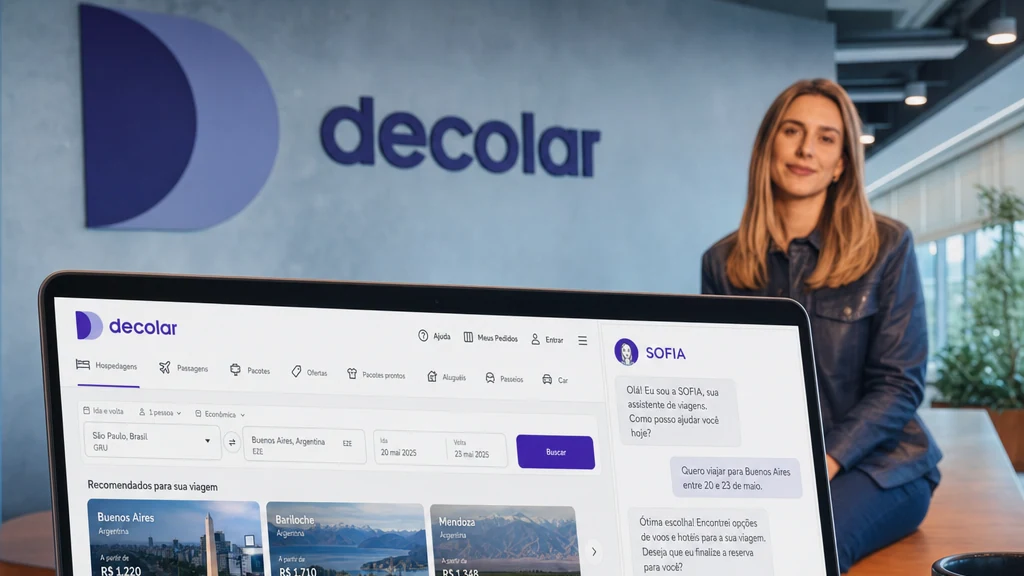 Decolar realiza primeira venda agêntica no Brasil e avança IA da recomendação à compra