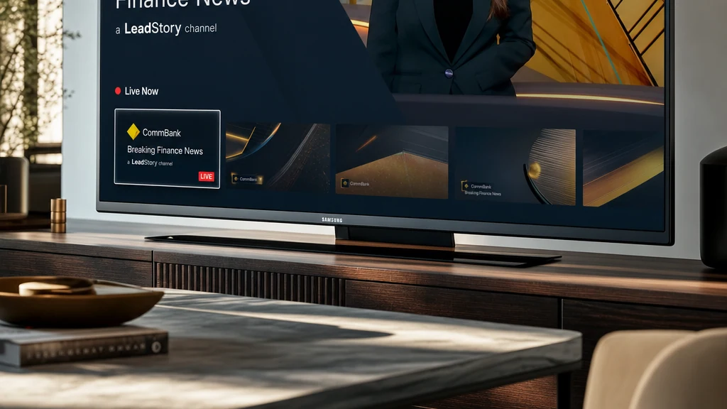 CommBank assume naming rights de canal financeiro da LeadStory e amplia presença em TV conectada