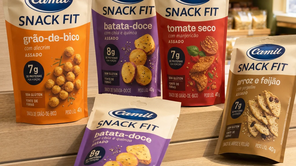 Camil lança Snack Fit e amplia presença em lanches com apelo saudável