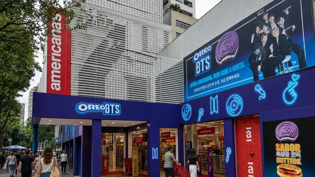 Mondelēz e Americanas inauguram flagship de Oreo BTS em Ipanema