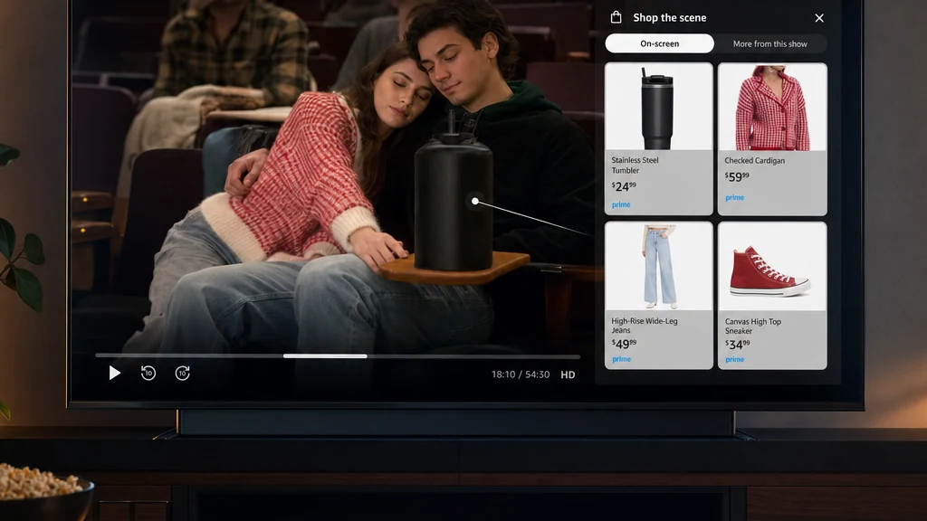 Prime Video aproxima entretenimento do e-commerce ao transformar cenas em vitrines