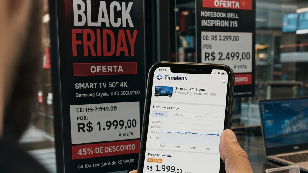 Timelens aponta que 45,4% das ofertas da Black Friday não geraram economia real