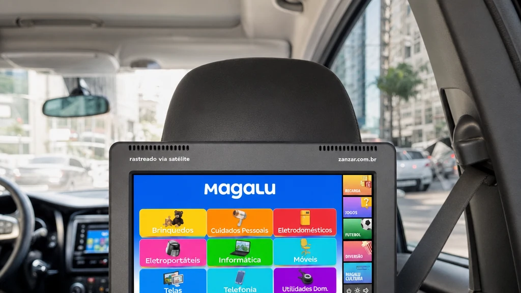 Magalu testa vitrines em carros de aplicativo para aproximar mídia e compra