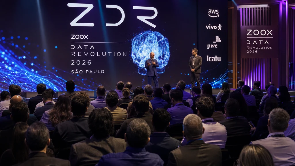 Zoox Data Revolution 2026 reúne AWS, Vivo, PwC e Icatu em agenda de dados e IA