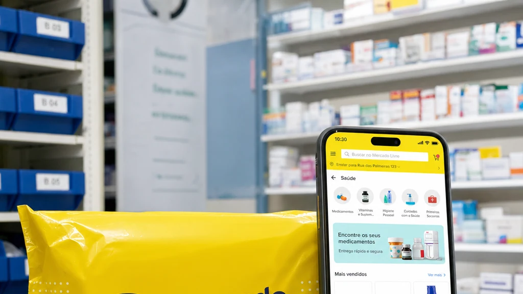 Mercado Livre amplia venda de medicamentos e eleva pressão digital sobre redes de farmácia