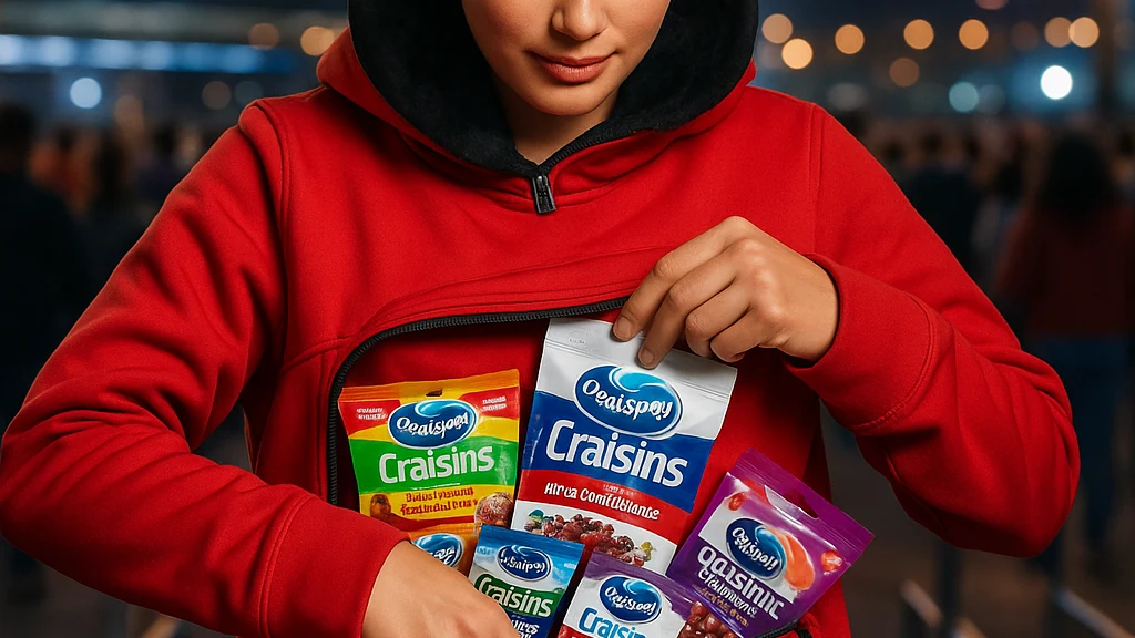 Ocean Spray lança moletom com compartimento para Craisins e leva snack à experiência de eventos