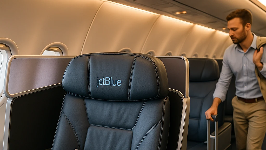 JetBlue estreia primeira classe e transforma premium acessível em alavanca de receita